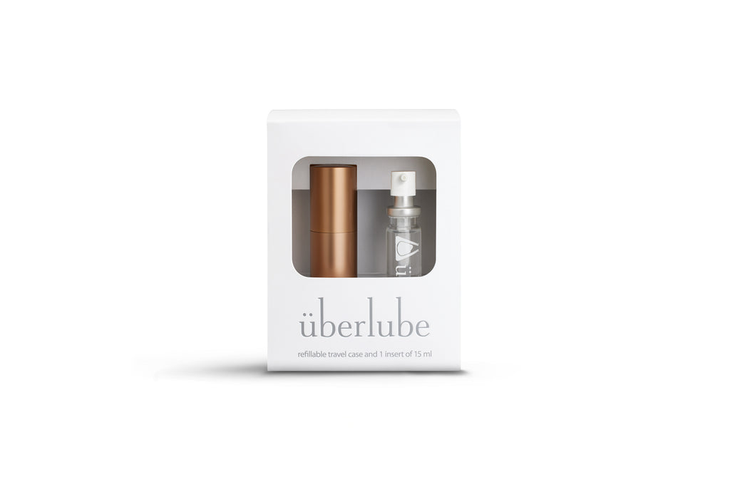 Uberlube Good-To-Go Traveler Case & Silicone Lubricant Kit (15ml)