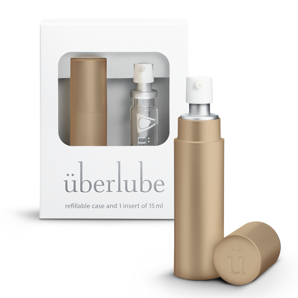 Uberlube Good-To-Go Traveler Case & Silicone Lubricant Kit (15ml)