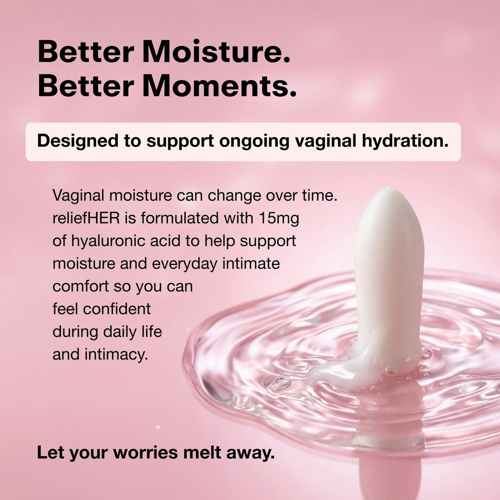 JoyLux ReliefHER Vaginal Hydration Melts (10-Pack)