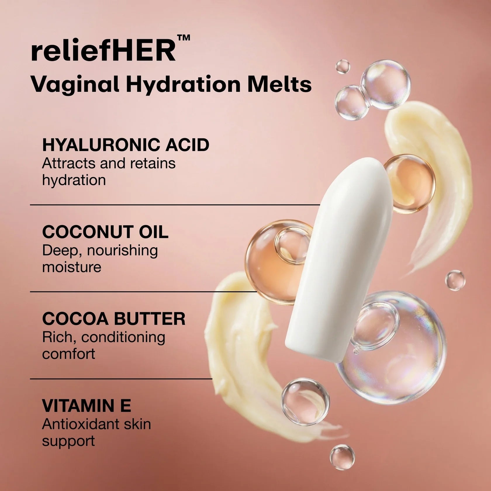 JoyLux ReliefHER Vaginal Hydration Melts (10-Pack)