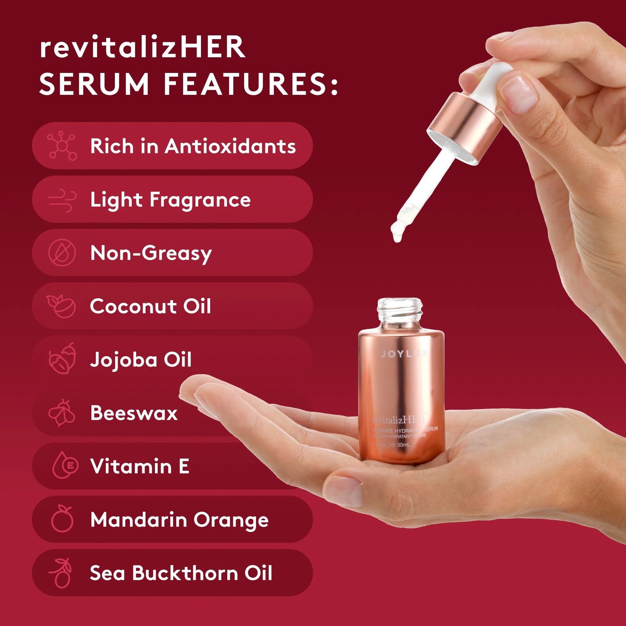 JoyLux RevitalizHER Hydrating Serum 1 oz