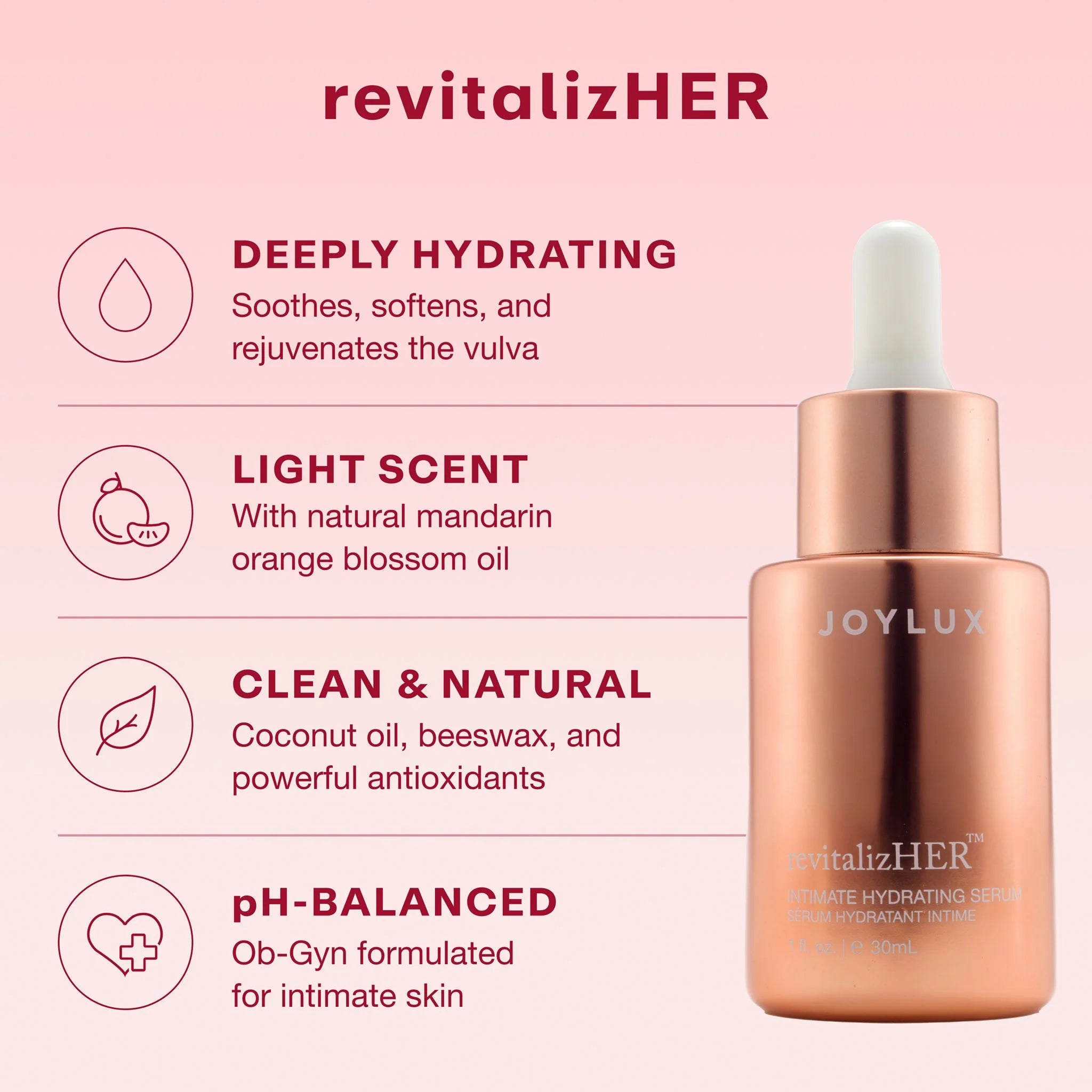 JoyLux RevitalizHER Hydrating Serum 1 oz